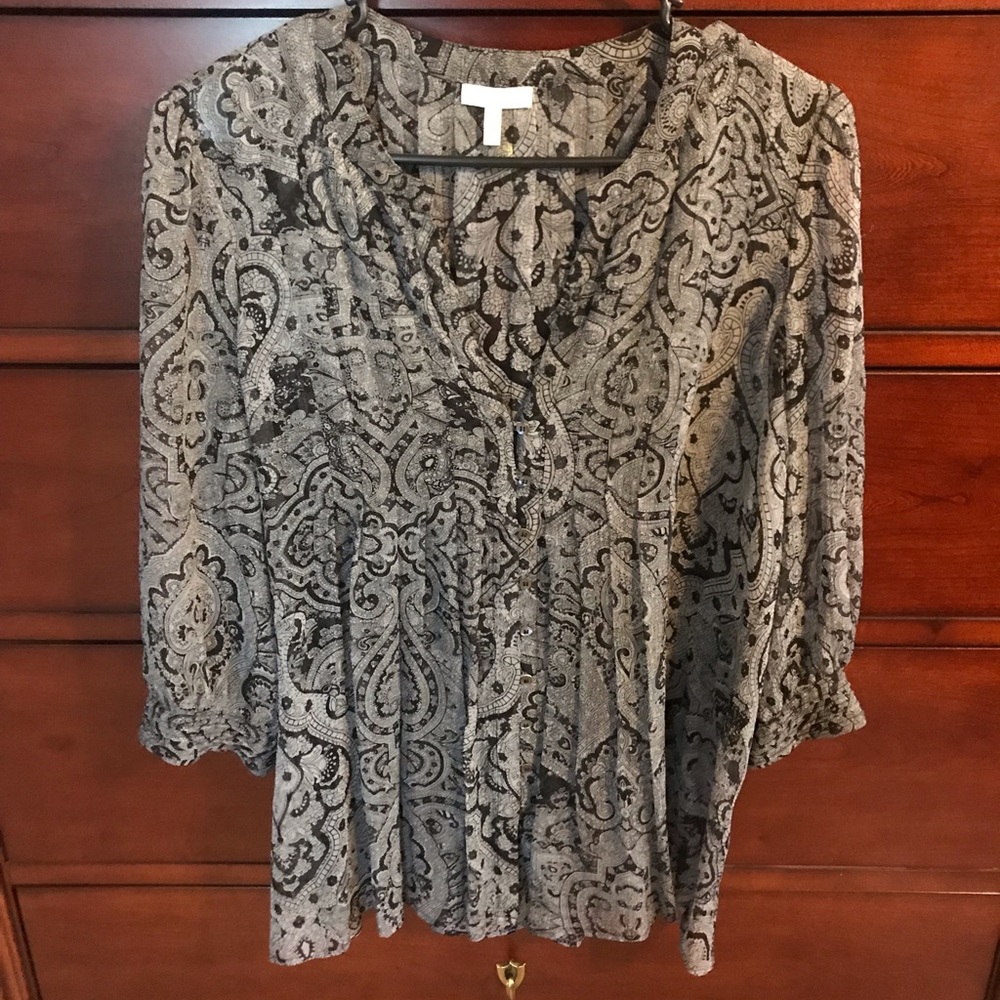 Joie paisley blouse size medium